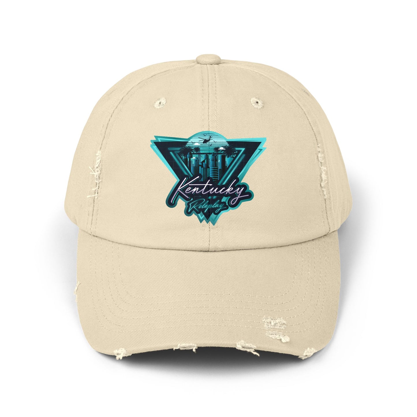 Retro Kentucky RP Distressed Cap - Unisex Vintage Style Hat