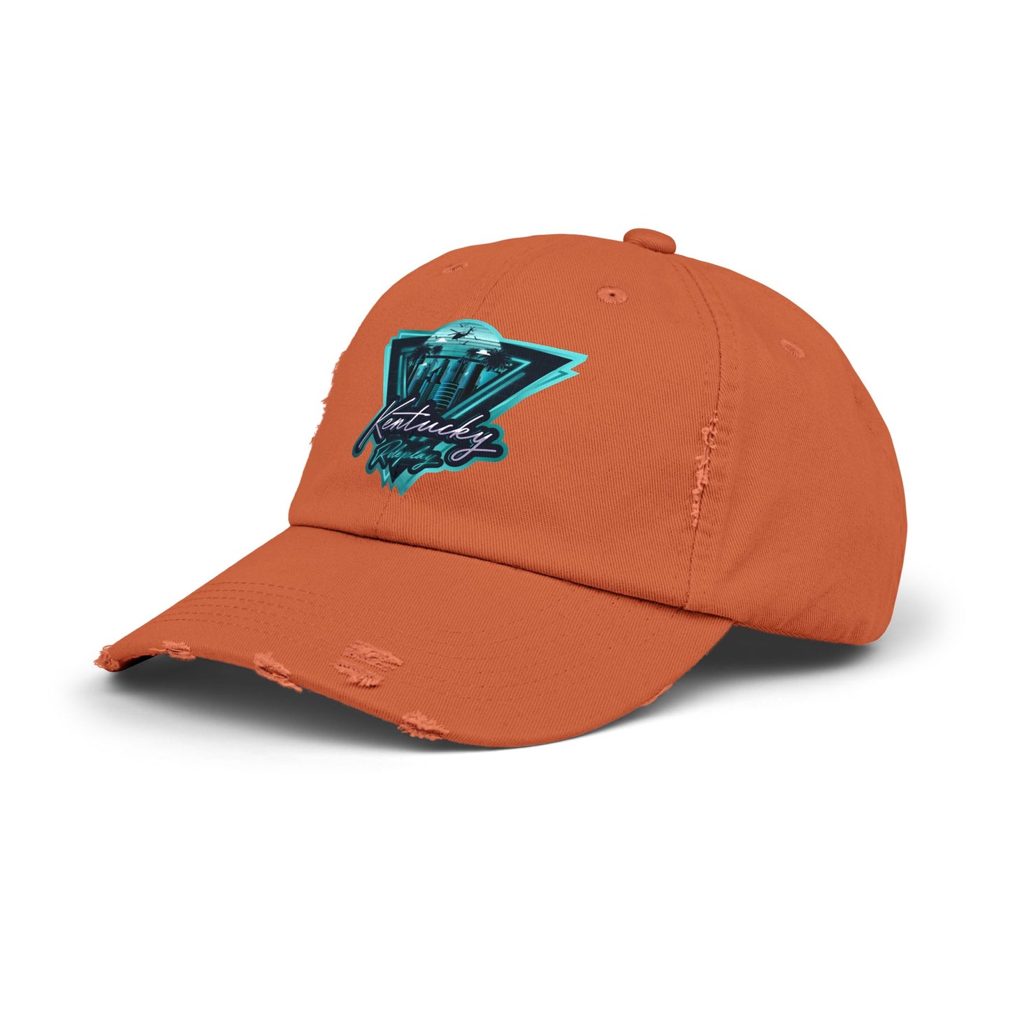 Retro Kentucky RP Distressed Cap - Unisex Vintage Style Hat