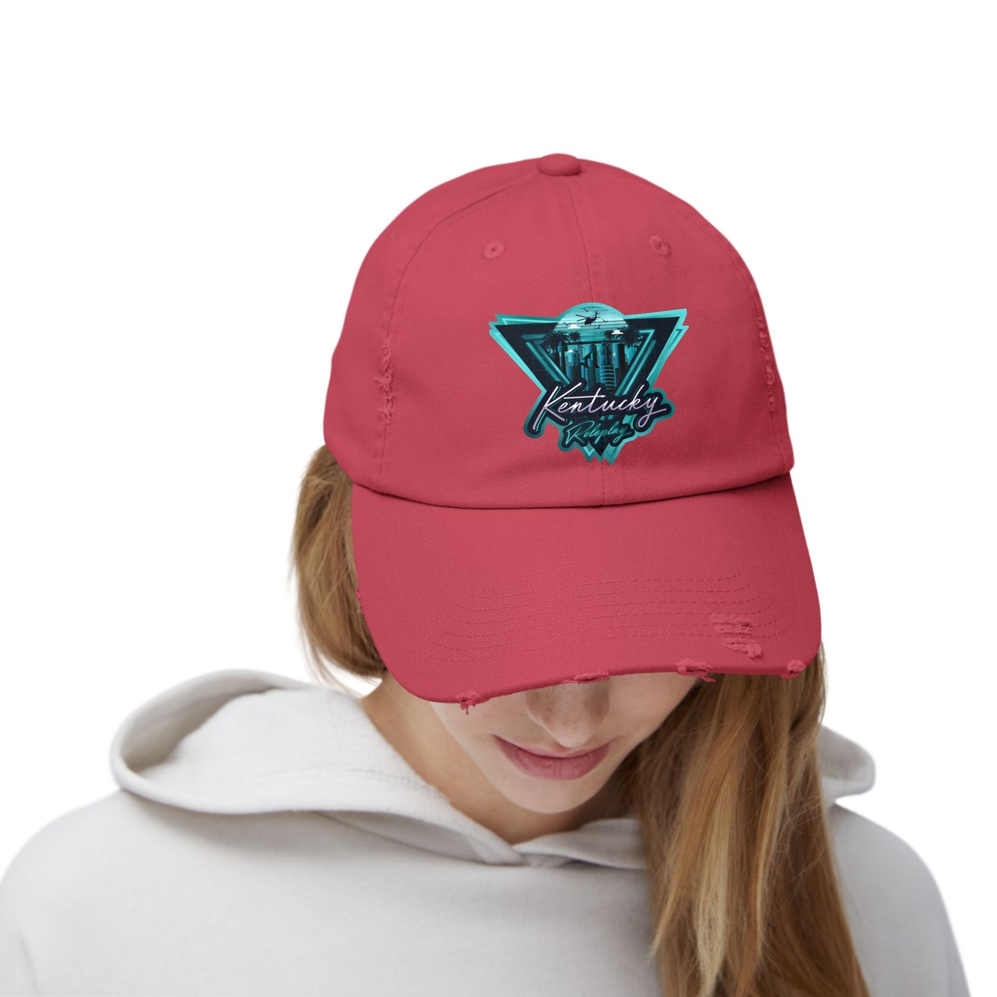 Retro Kentucky RP Distressed Cap - Unisex Vintage Style Hat