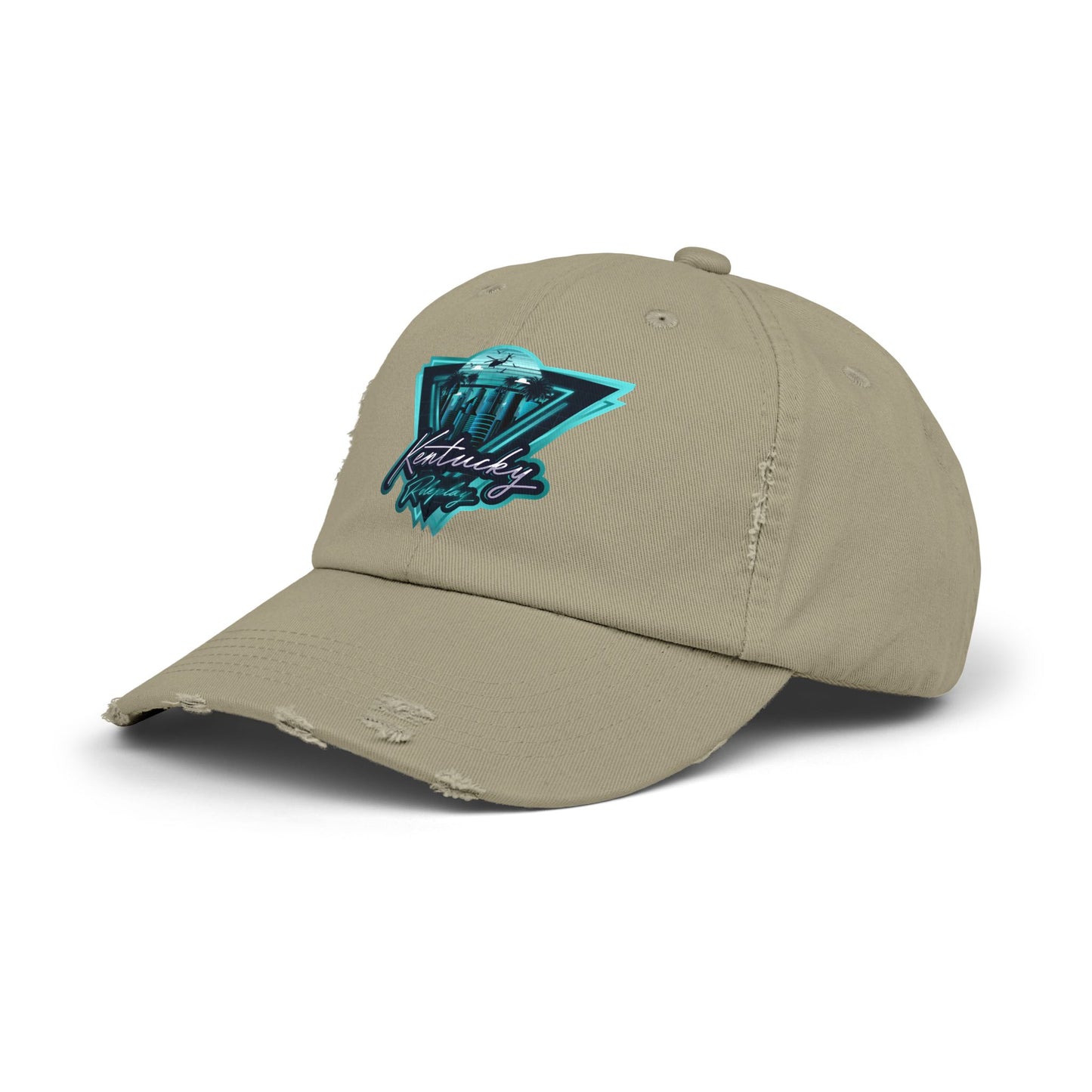 Retro Kentucky RP Distressed Cap - Unisex Vintage Style Hat