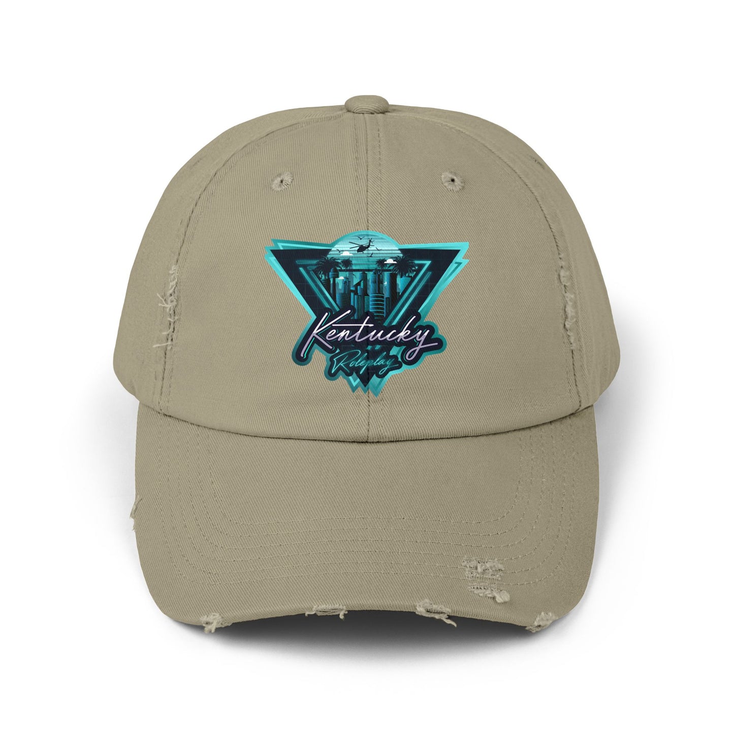 Retro Kentucky RP Distressed Cap - Unisex Vintage Style Hat