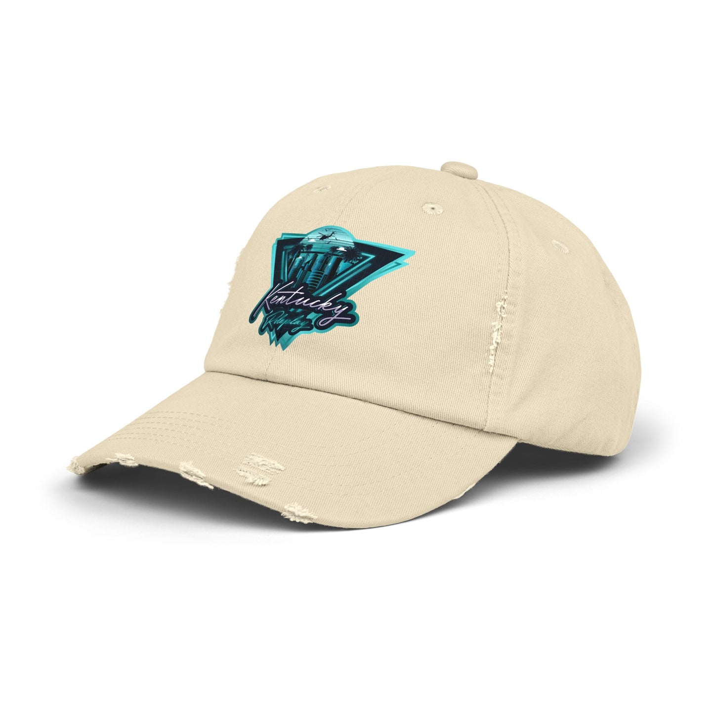 Retro Kentucky RP Distressed Cap - Unisex Vintage Style Hat