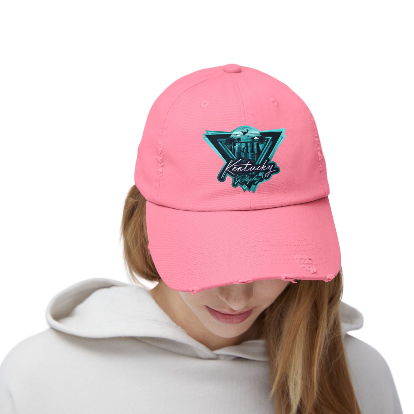 Retro Kentucky RP Distressed Cap - Unisex Vintage Style Hat