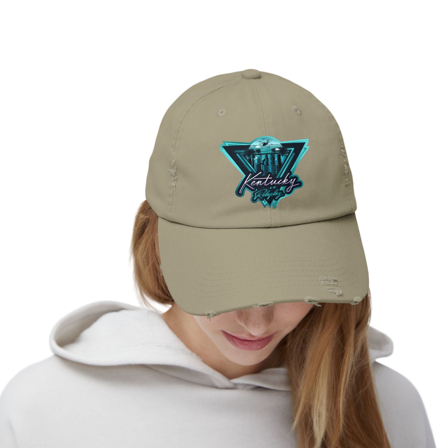 Retro Kentucky RP Distressed Cap - Unisex Vintage Style Hat