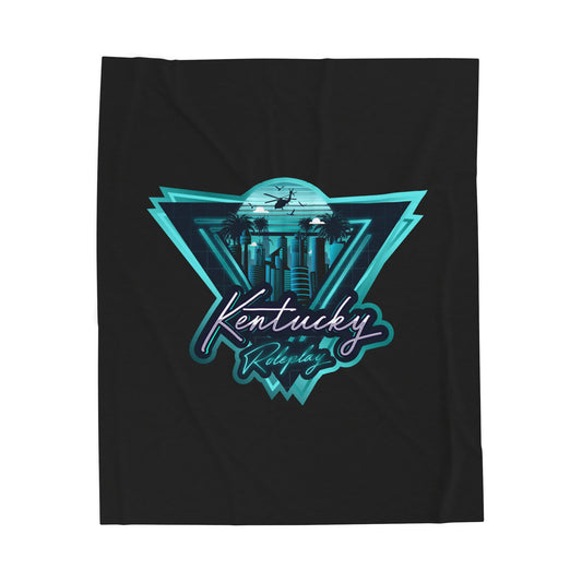 V2 - Kentucky RP Velveteen Plush Blanket - Cozy Retro Design for Gaming Enthusiasts